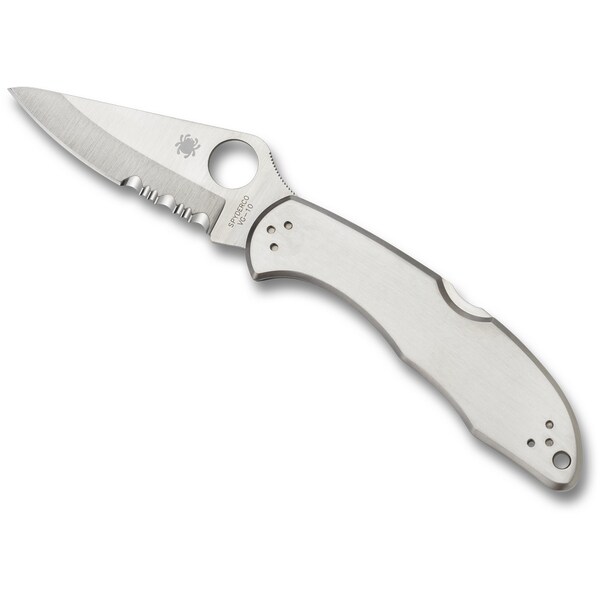 Spyderco 2024 Spyderco Delica 4 Stainless Combo - SPY-C11PS