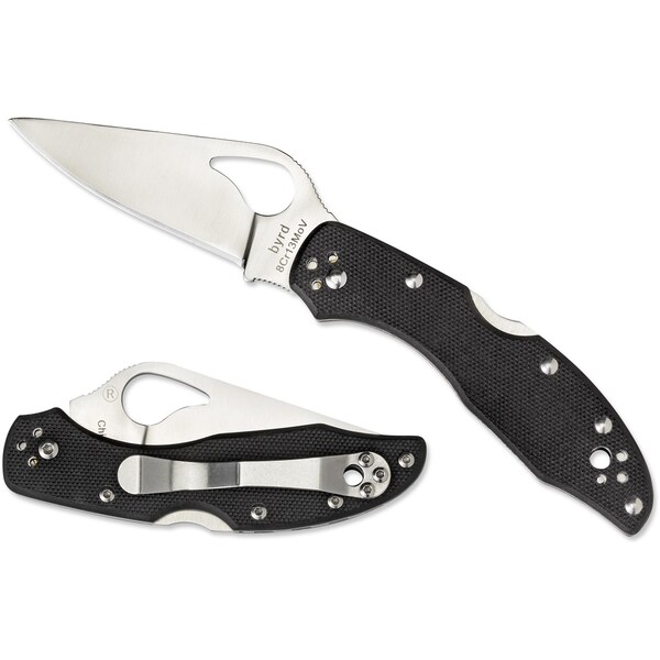 Spyderco 2024 Spyderco Meadowlark 2 G-10 Black Plain - SPY-BY04GP2