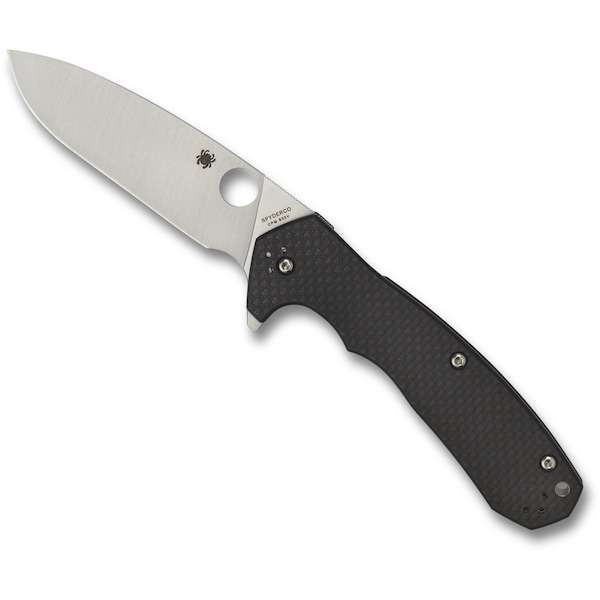 Spyderco 2024 Spyderco Amalgam Carbon Fiber/G-10 Laminate Plain - SPY-C234CFP