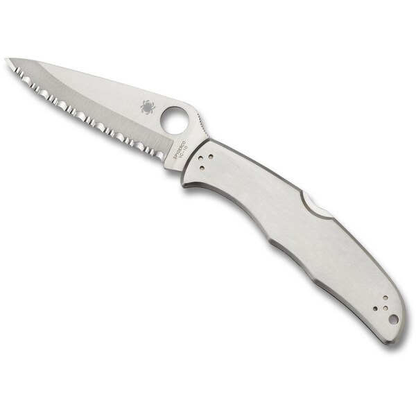 Spyderco 2024 Spyderco Endura 4 Stainless Serrated - SPY-C10S