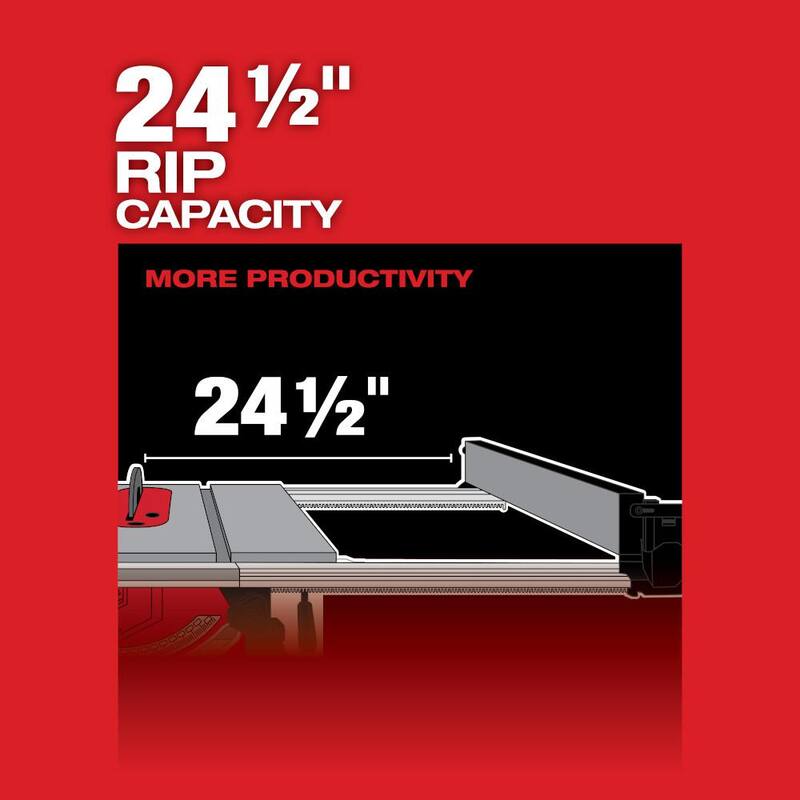 Sierra de mesa Milwaukee M18 FUEL ONE-KEY de 18 voltios y 8-1/4 pulgadas sin escobillas de iones de litio inalámbrica (herramienta solamente) - 2736-20.