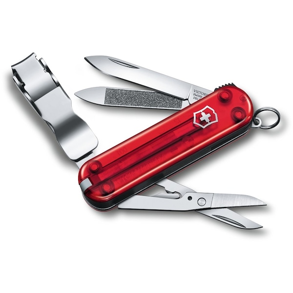 Swiss Army Brands 2024 Victorinox 0.6463.Tus2 Nail Clip 580 Ruby 65Mm - VIC-0.6463.T-X2