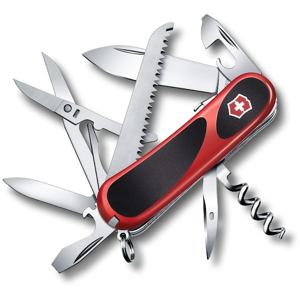 Swiss Army Brands 2024 Victorinox 2.3913.Scus2 Evolution Grip S17 Red / Black 85Mm - VIC-2.3913.SC-X5