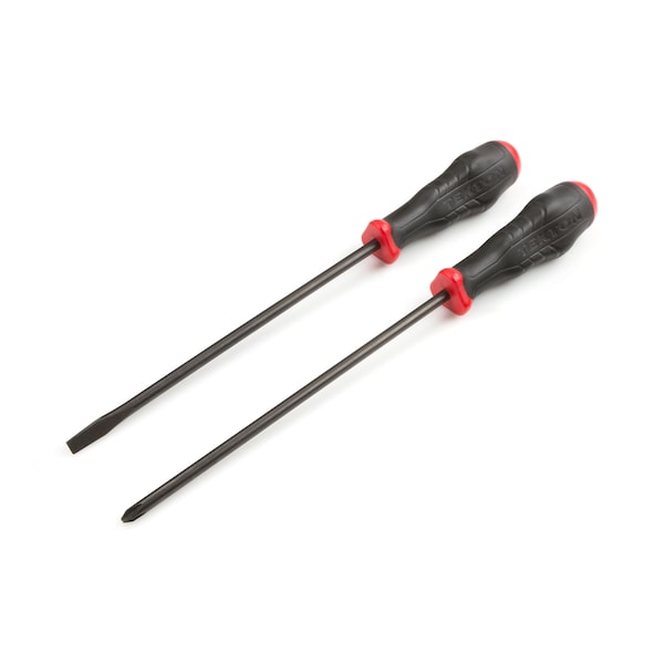 Tekton High-Torque Black Oxide Blade Screwdriver Set, 2-Piece (#2, 1/4 in.) - DRV41220