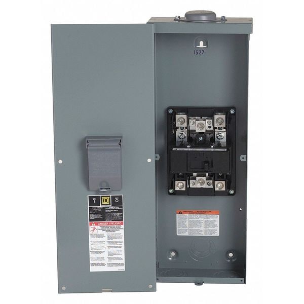 Square D Circuit Breaker Enclosure, QO, 200A, Main Circuit Breaker, 1 Phase - QOM2E2200NRB