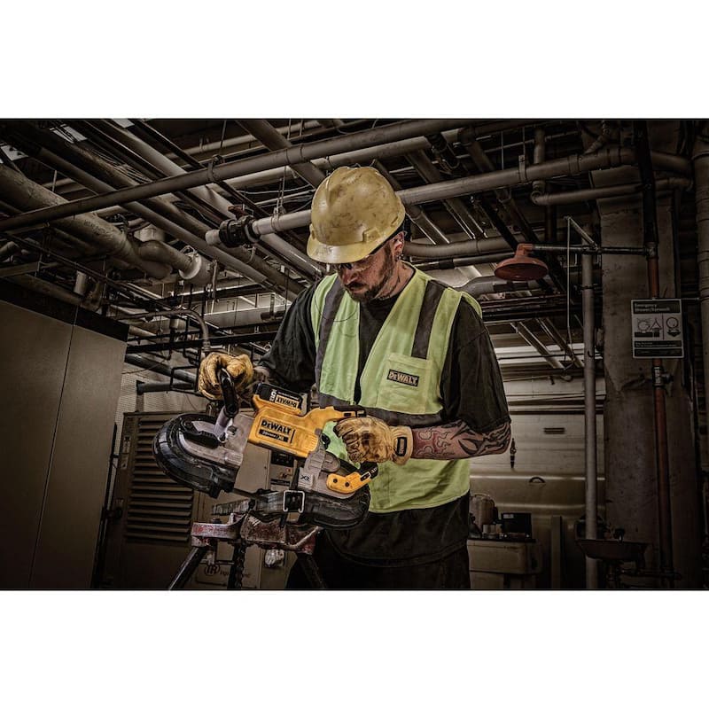 Sierra de cinta sin escobillas DEWALT 20V MAX XR inalámbrica de corte profundo (herramienta solamente) - DCS374B