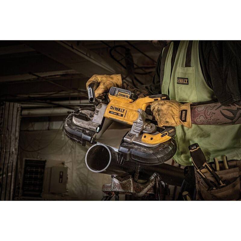 Sierra de cinta sin escobillas DEWALT 20V MAX XR inalámbrica de corte profundo (herramienta solamente) - DCS374B