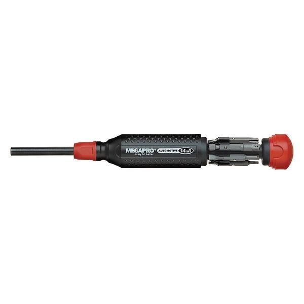 Megapro Phillips, Slotted, Torx(R) Bit 8 1/2 in, Drive Size: 1/4 in , Num. of pieces:8 - 151AUTO-B