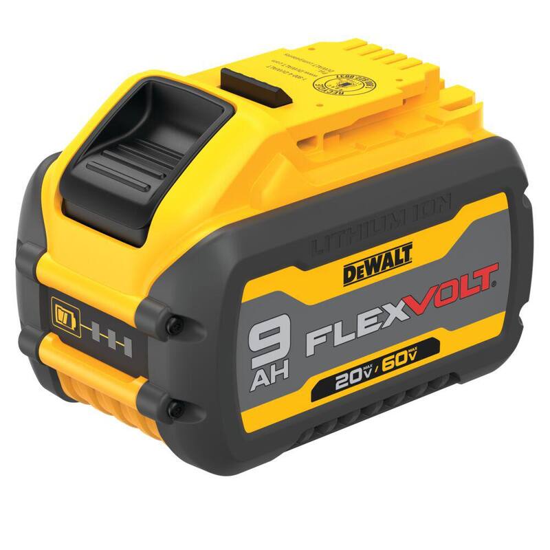 SIERRA DE GUSANO INALÁMBRICA ESTILO DRIVER DE DEWALT FLEXVOLT 60V MAX DE 7-1/4 pulgadas con kit de batería de 9.0Ah - DCS577X1