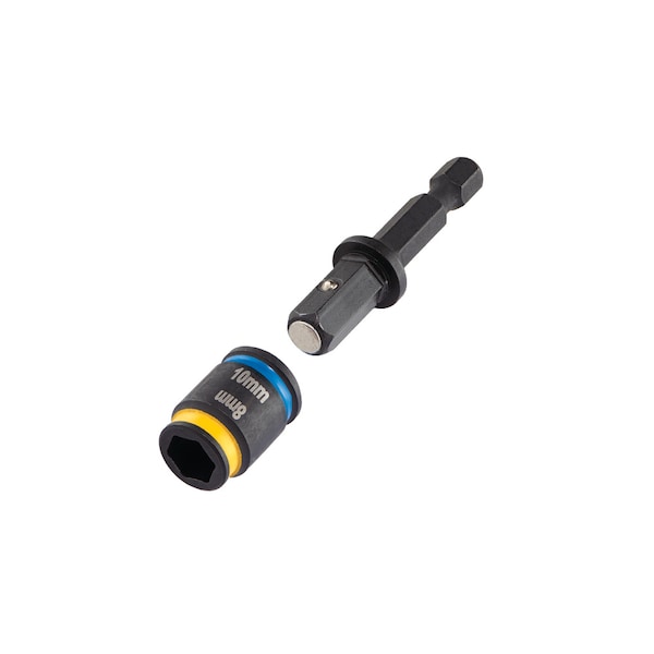 Malco MSHCM2 8 mm & 10 mm 2 in. Cleanable Hex Nut Driver - MSHCM2