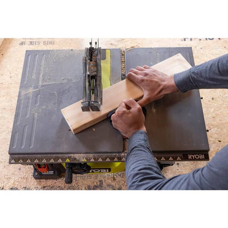 RYOBI ONE+ HP 18V Sierra de mesa portátil y compacta para sitio de trabajo inalámbrica sin escobillas de 8-1/4 pulgadas (Herramienta solamente) - PBLTS01B