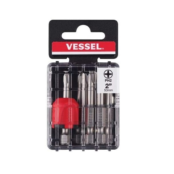 Vessel NECK TORSION Power Bit PH2x50 W/ M, PK10 - MGEPH250P10T