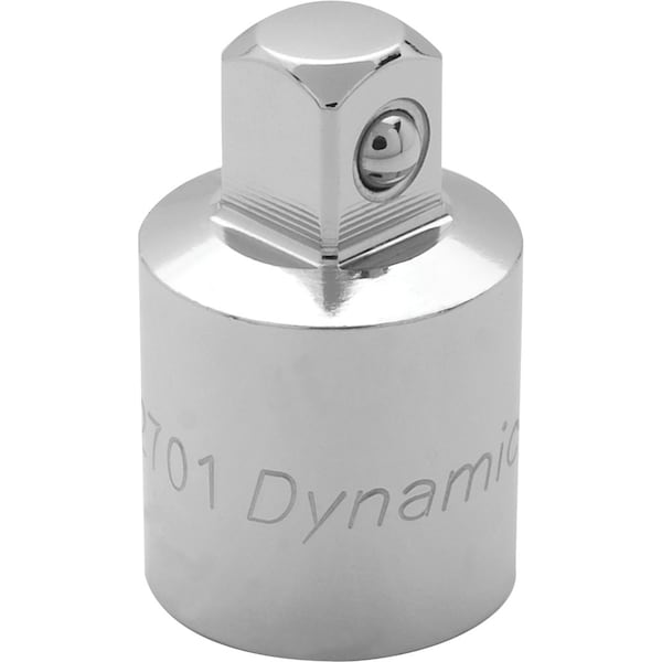 Dynamic Tools Adapter 1/2" Female X 3/8" Male, Chrome Finish - D012701