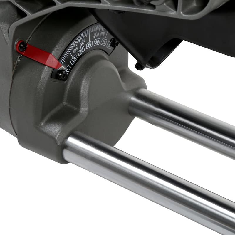 Sierra ingleteadora compuesta deslizante inalámbrica con bisel doble Milwaukee M18 FUEL de 18V de 10 pulgadas con sierra de mesa de 8-1/4 pulgadas de ion de litio sin escobillas - 2734-20-2736-20.
