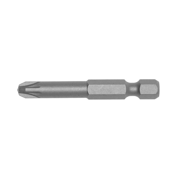 Teng Tools 3 Piece 1/4" Drive Hex Drive 50mm Long PZ3 Pozidriv Bit Set - PZ5000303
