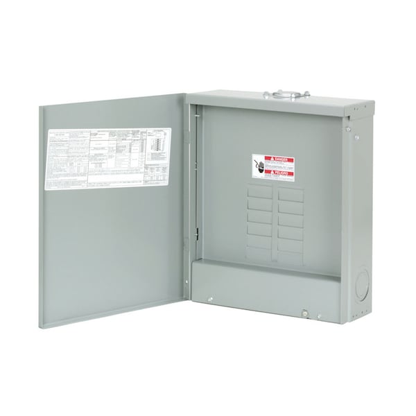 Eaton Load Center, BRP, 12 Spaces, 201A, 120/240V AC, Main Lug, 1 Phase - BRP12L125R