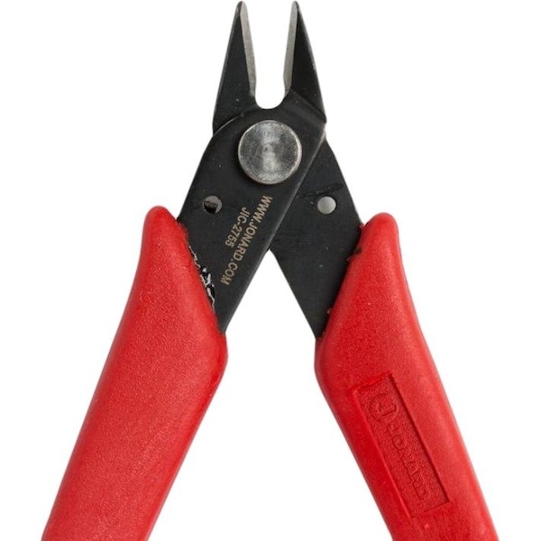 Jonard Tools 5 in Diagonal Cutting Plier Flush Cut Oval Nose Uninsulated - JIC-2755