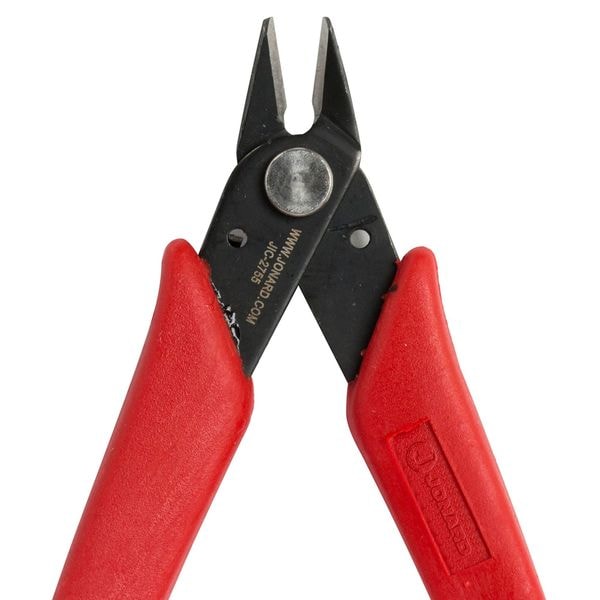 Jonard Tools 5 in Diagonal Cutting Plier Flush Cut Oval Nose Uninsulated - JIC-2755