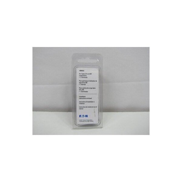 Eaton Cutler-Hammer CH LOADCENTER AND BREAKER ACCESSORIES - 5 TERMINAL GROUND BAR CLAMSHELL, CL - GBK5CS