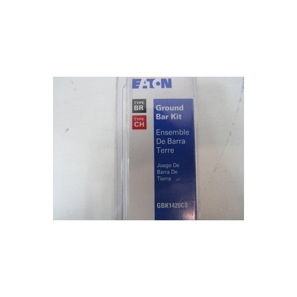 Eaton Cutler-Hammer CH LOADCENTER AND BREAKER ACCESSORIES - 14 TERMINAL GROUND BAR CLAMSHELL, C - GBK1420CS