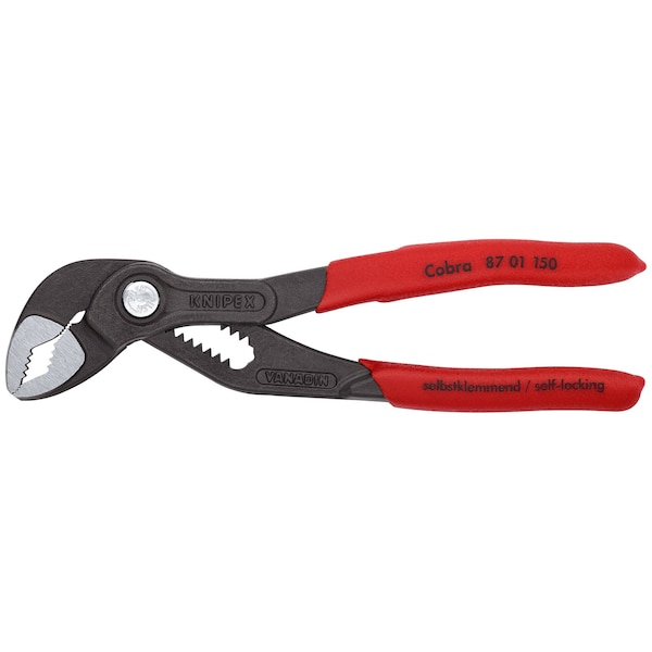 Knipex Water Pump Pliers, 6" Cobra Water Pump P - 87 01 150 SBA