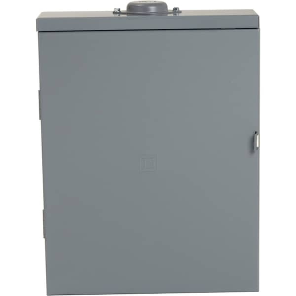 Square D Load Center, HOM, 12 Spaces, 100A, 120/240V AC, Main Lug, 1 Phase - HOM1224M100PRB