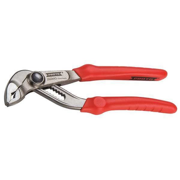 Proto 7 in V-Jaw Lock Joint Pliers Serrated, PVC Grip - J262MG