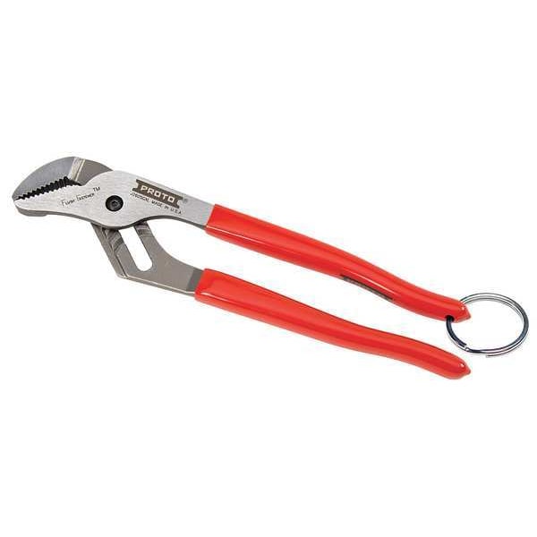 Proto 10 in Straight Jaw Tongue and Groove Plier, Serrated - J260SGXL-TT