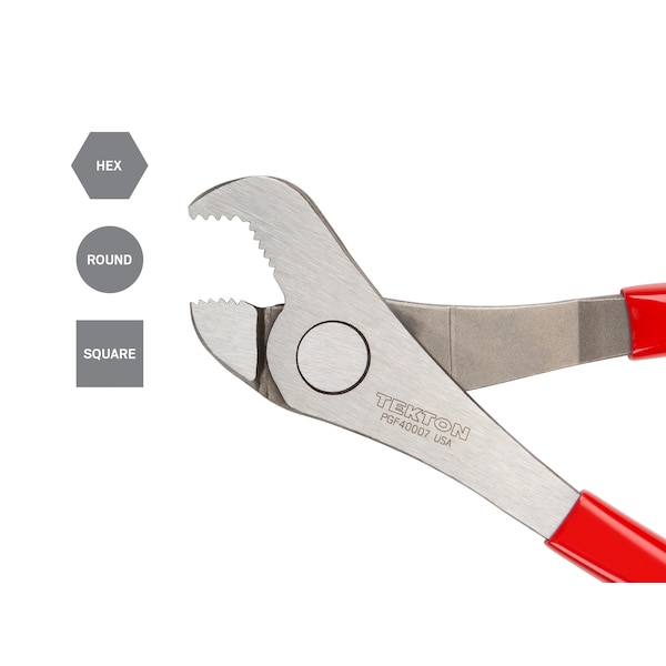 Tekton 7-3/4 Inch Nut Jaw Pliers - PGF40007