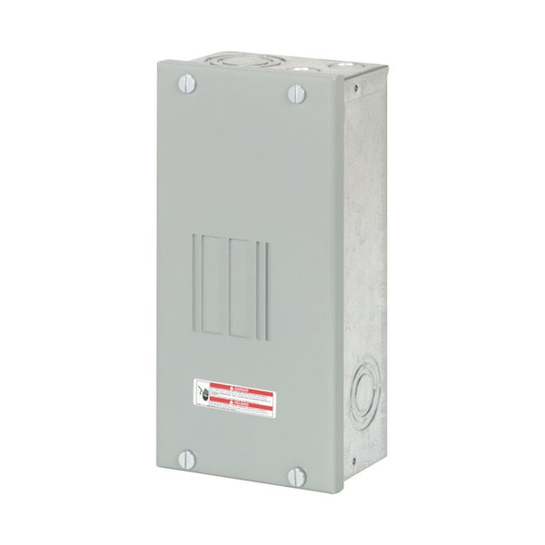 Eaton Load Center, BR, 2 Spaces, 70A, 120/240V AC, Main Lug, 1 Phase - BR24L70SP