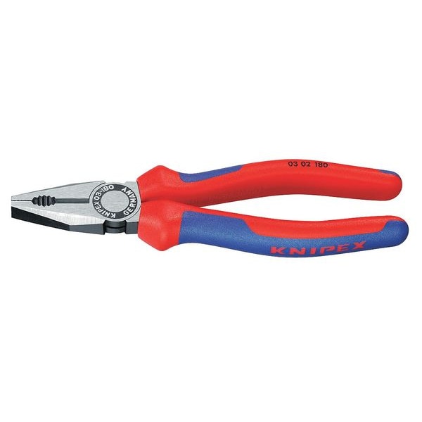 Knipex 7 1/4 in Linemans Plier, Steel - 03 02 180
