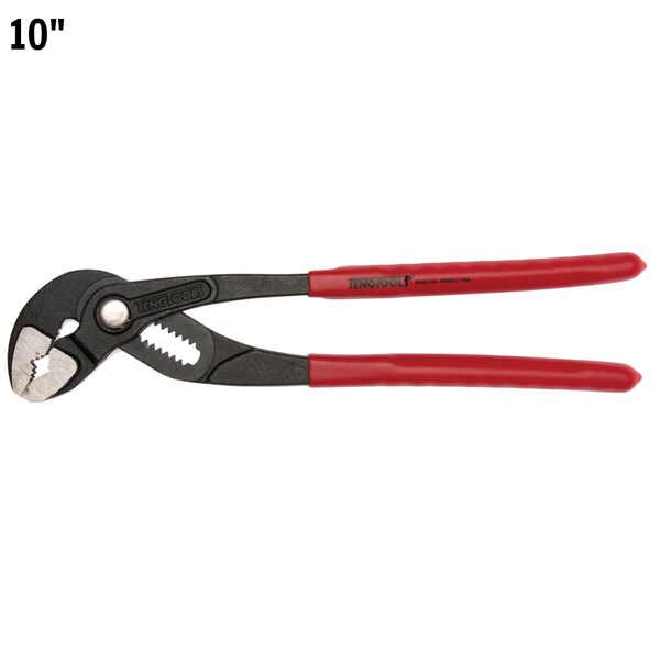 Teng Tools 10" Vinyl Grip Quick Set Water Pump Pliers-  MB481-10Q - MB481-10Q