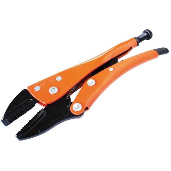 Anglo American Tools Grip-On 5" Strght Jaw Plier, Epoxy, GR11 - ANGGR11205