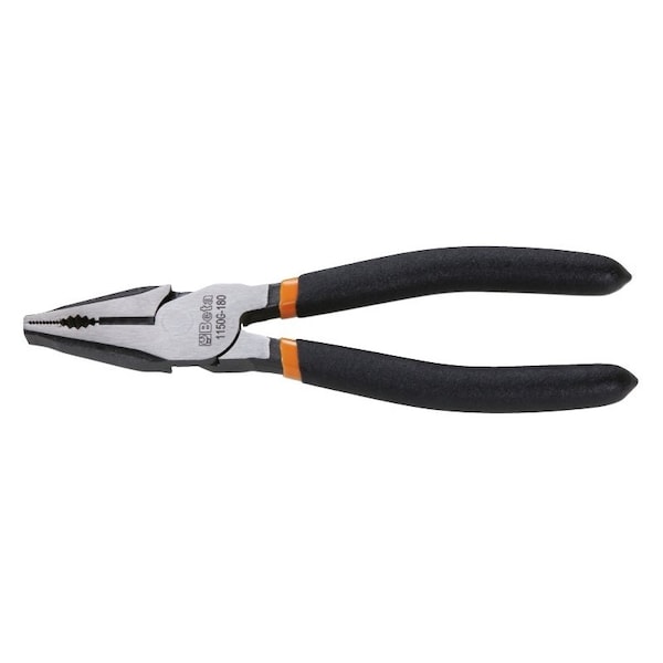 Beta 1150G Heavy Duty Combination Pliers, Slip-Proof Double Layer PVC Coated Handles, OAL 180mm - 011500068
