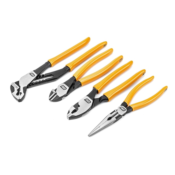 Gearwrench 4 Piece PITBULL Mixed Dual Material Plier Set - 82203-06