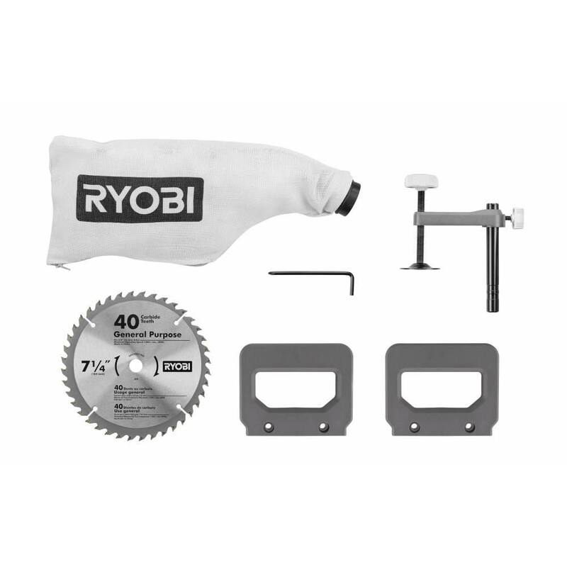 RYOBI ONE+ 18V Sierra ingleteadora compuesta deslizante inalámbrica de 7-1/4 pulgadas - PBT01B