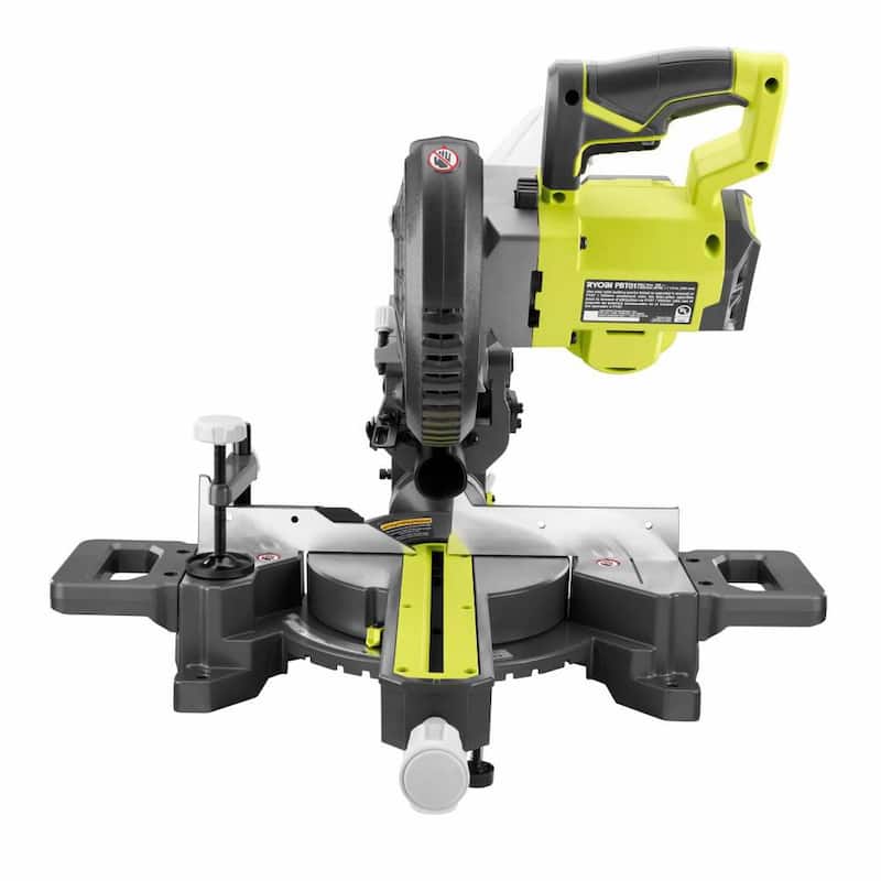 RYOBI ONE+ 18V Sierra ingleteadora compuesta deslizante inalámbrica de 7-1/4 pulgadas - PBT01B
