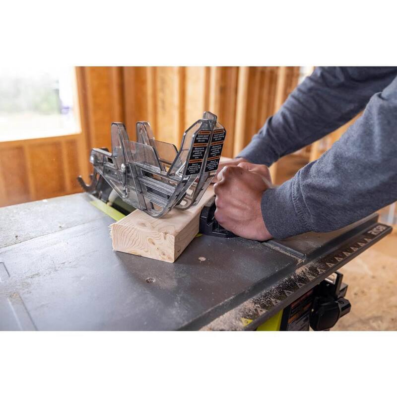 RYOBI ONE+ HP 18V Sierra de mesa portátil para sitios de trabajo compacta e inalámbrica de 8-1/4 in. sin escobillas con kit de (2) baterías de 4.0 Ah y cargador - PBLTS01K
