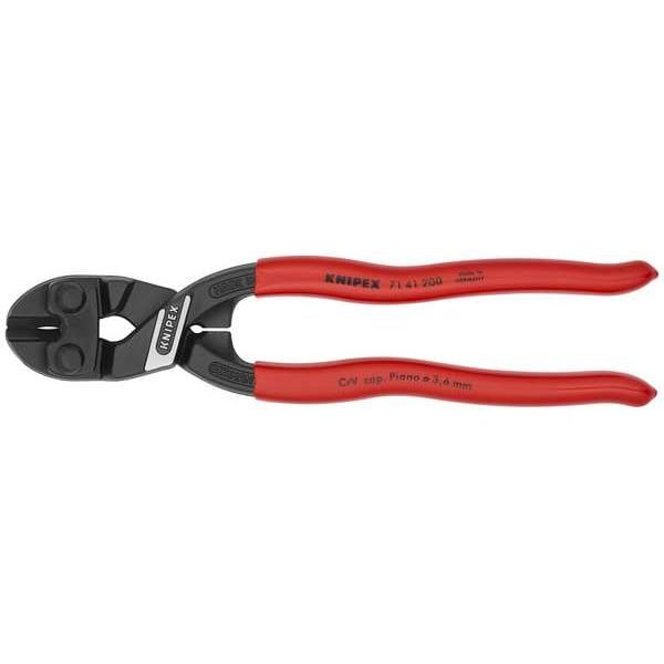 Knipex Mini Bolt Cutter, Steel, 8 In. L - 71 41 200 SBA