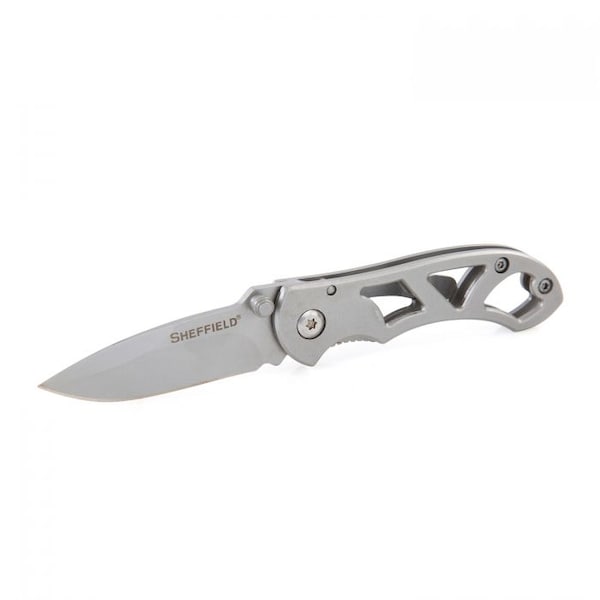 Sheffield Alloy Series Skeleframe 2.25" Drop Point Folding Knife - 12931