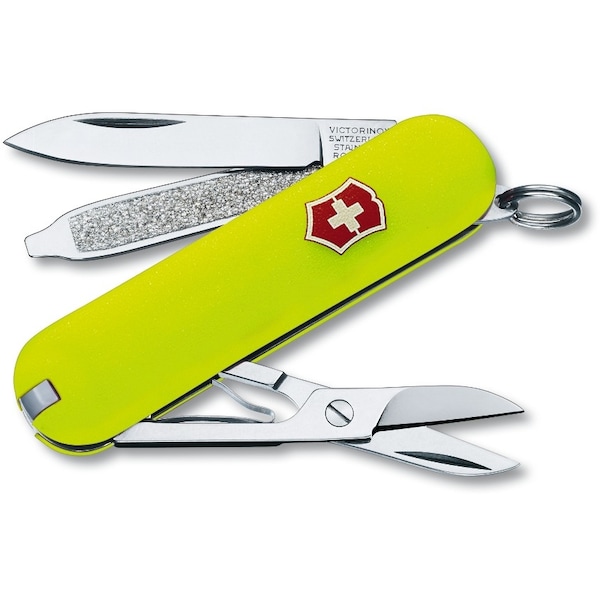 Swiss Army Brands Victorinox 56208, Classic Sd Stayglow, Clam Pack Small, 58Mm - VIC-2.6223.808R-X2