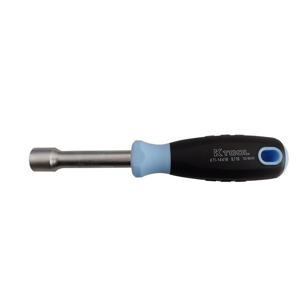 K-Tool International Fractional Nutdriver 9/16"X3" Pro Handle - KTI14418