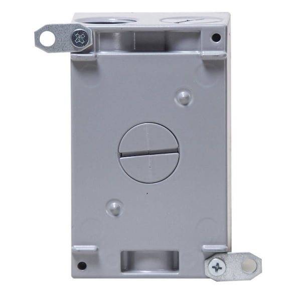 Bell Outdoor Weatherproof Electrical Box, 16.5 cu in, Outlet Box Type, 1 Gang, Aluminum, Rectangular Shape - 5330-0