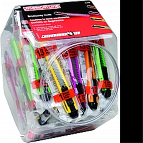 Home Improvement 66-0455 Neon Breakaway Knife Bucket, 75PK - HO3570423