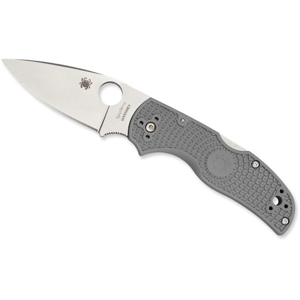 Spyderco 2024 Spyderco Native 5 Lightweight Gray Maxamet Plain - SPY-C41PGY5