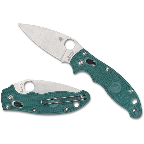 Spyderco 2024 Spyderco, Reveal V4, Manix 2 , Blue Frcp, Cpm Spy27, Plain Edge - SPY-C101PCBL2