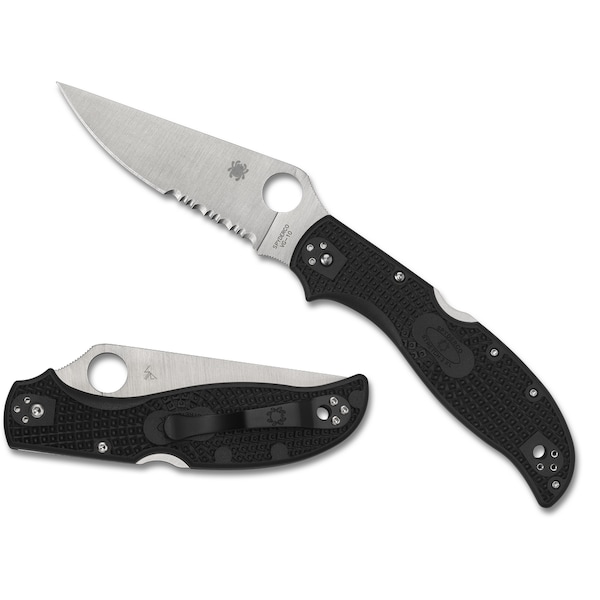 Spyderco 2024 Spyderco Reveal 9, Strech 2 Xl , Combo Edge - SPY-C258PSBK
