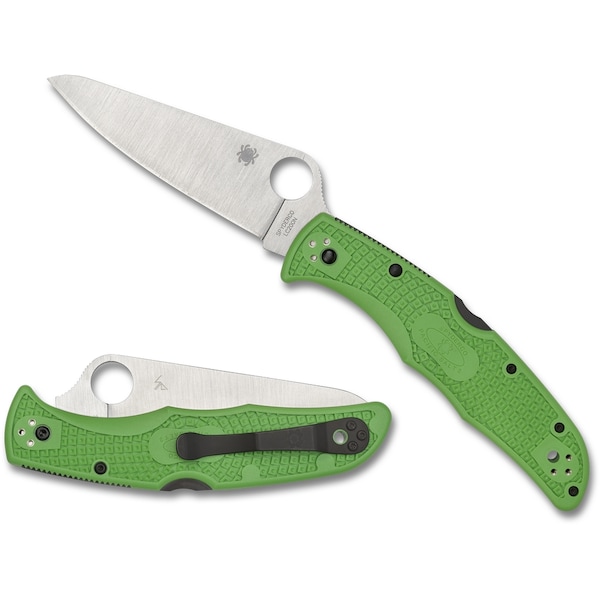 Spyderco 2024 Spyderco Reveal 6 Green Pacific Salt 2 Lc200N Steel Plain Edge - SPY-C91FPGR2