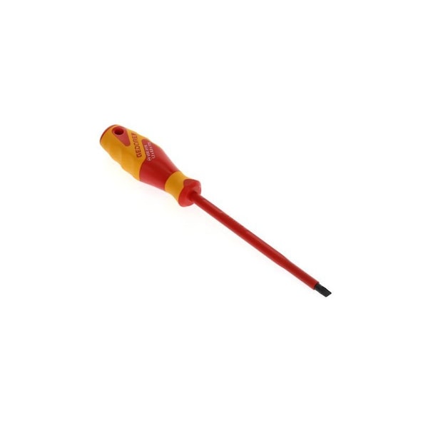 Gedore Insulated Screwdriver, Slotted, 8mm Slotted 8mm x 1.2mm - VDE 2170 8