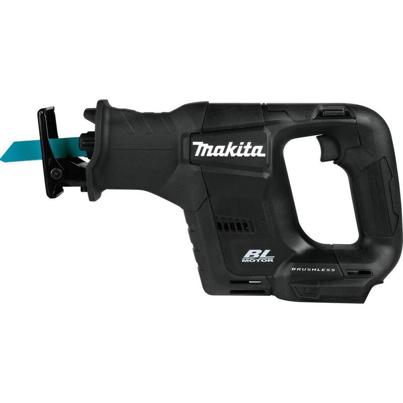 Sierra recíproca inalámbrica sin escobillas de ion de litio subcompacta de velocidad variable Makita 18V LXT (herramienta solamente) - XRJ07ZB